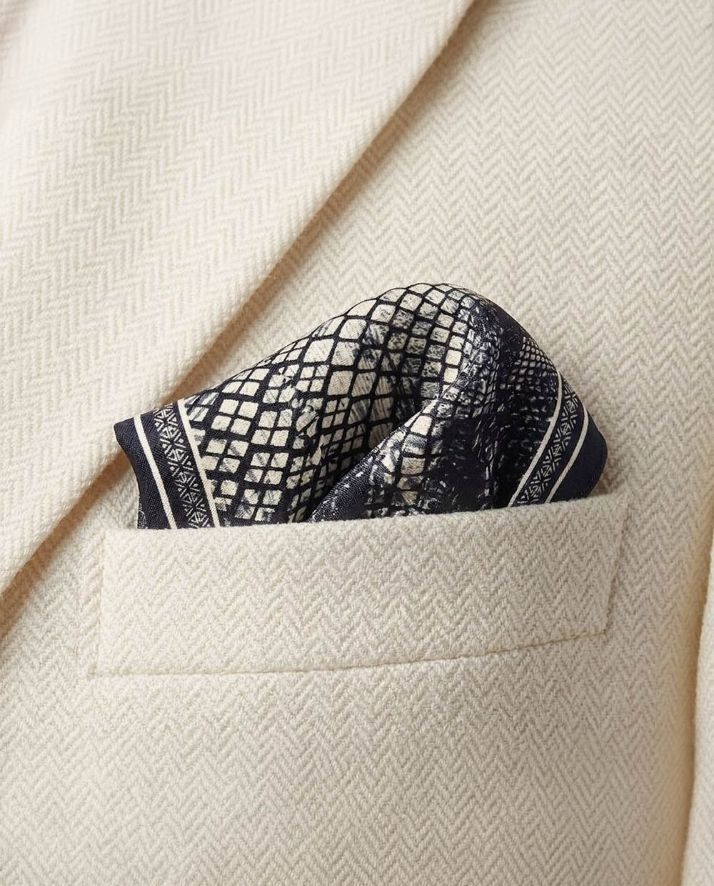 Gentleman's Cipher pocket square
