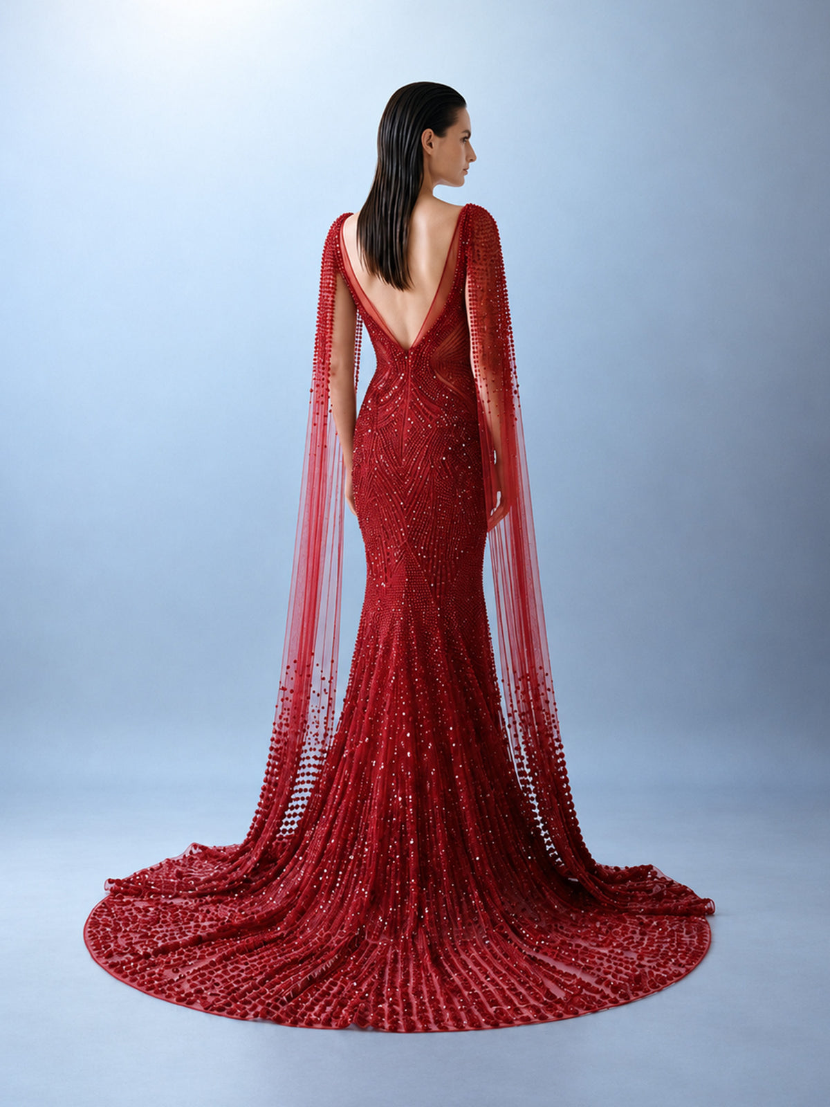 Celestial Veil Gown