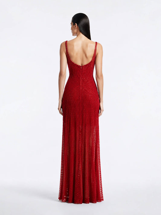 Scarlet Reverie Gown