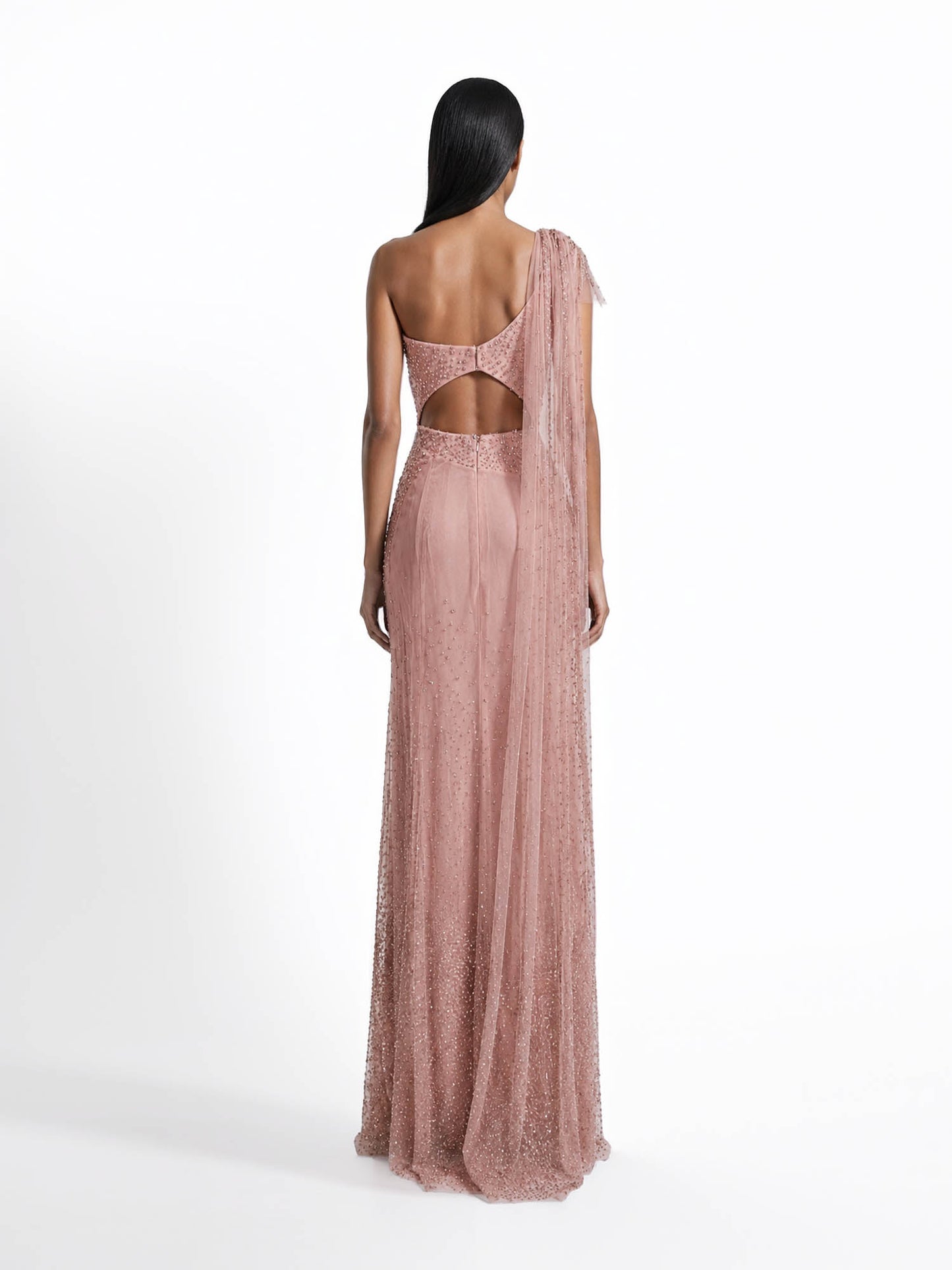 Aurora Drape One-Shoulder Gown