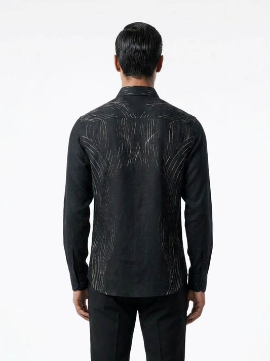 Celestial Linework Statement Shirt