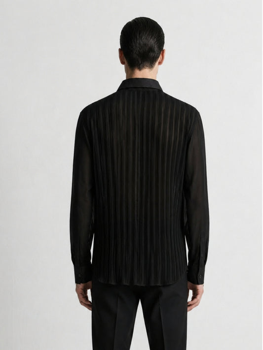 Noir Lineation Formal Shirt