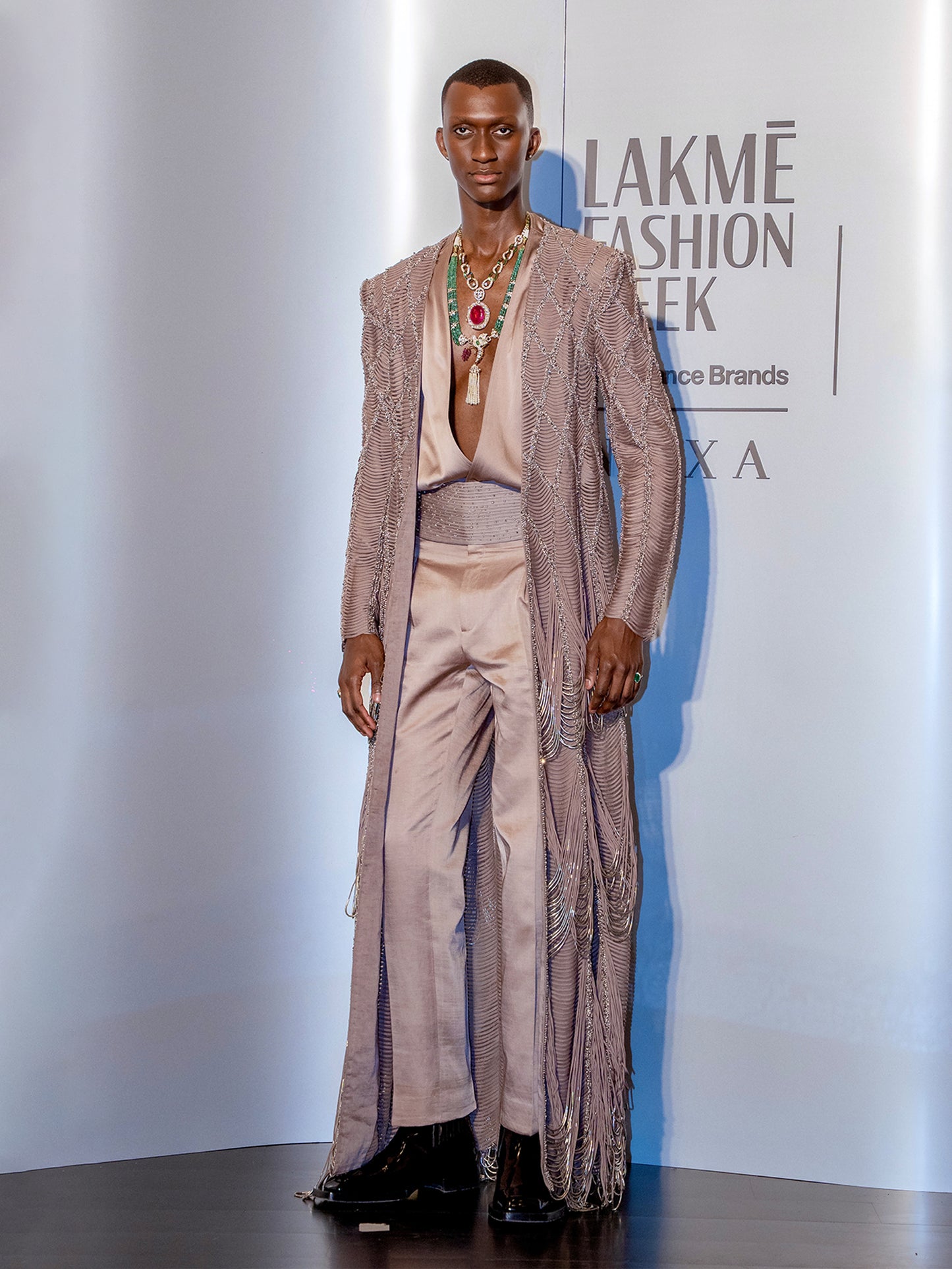 Alious in our Verivian Long Jacket Set