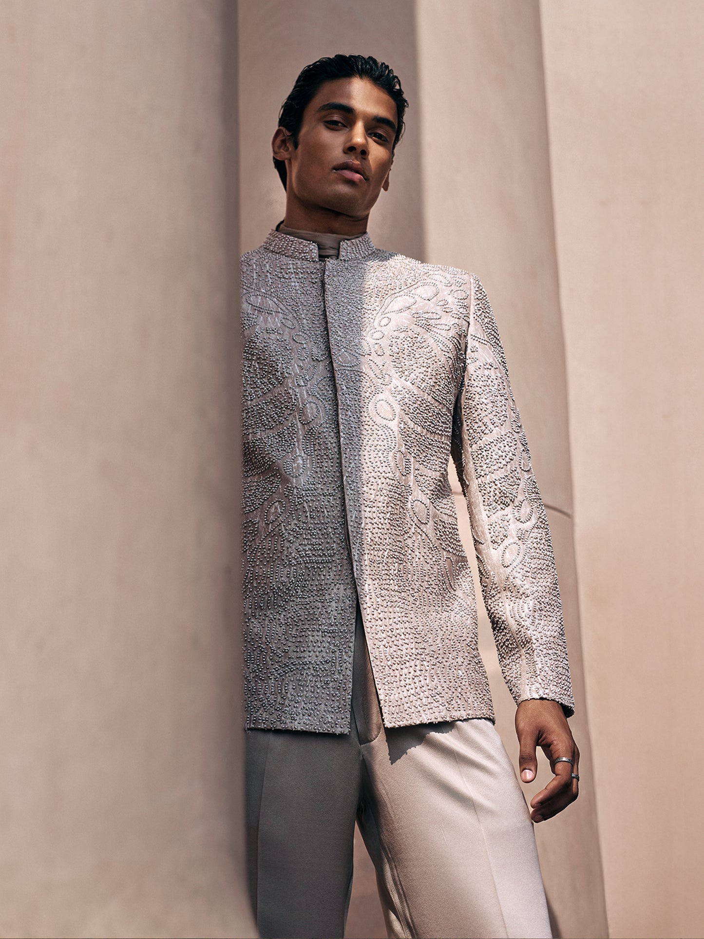 Eltan Hand Embellished Bandhgala Set