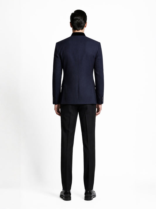 Black Bandhgala Jacket Set