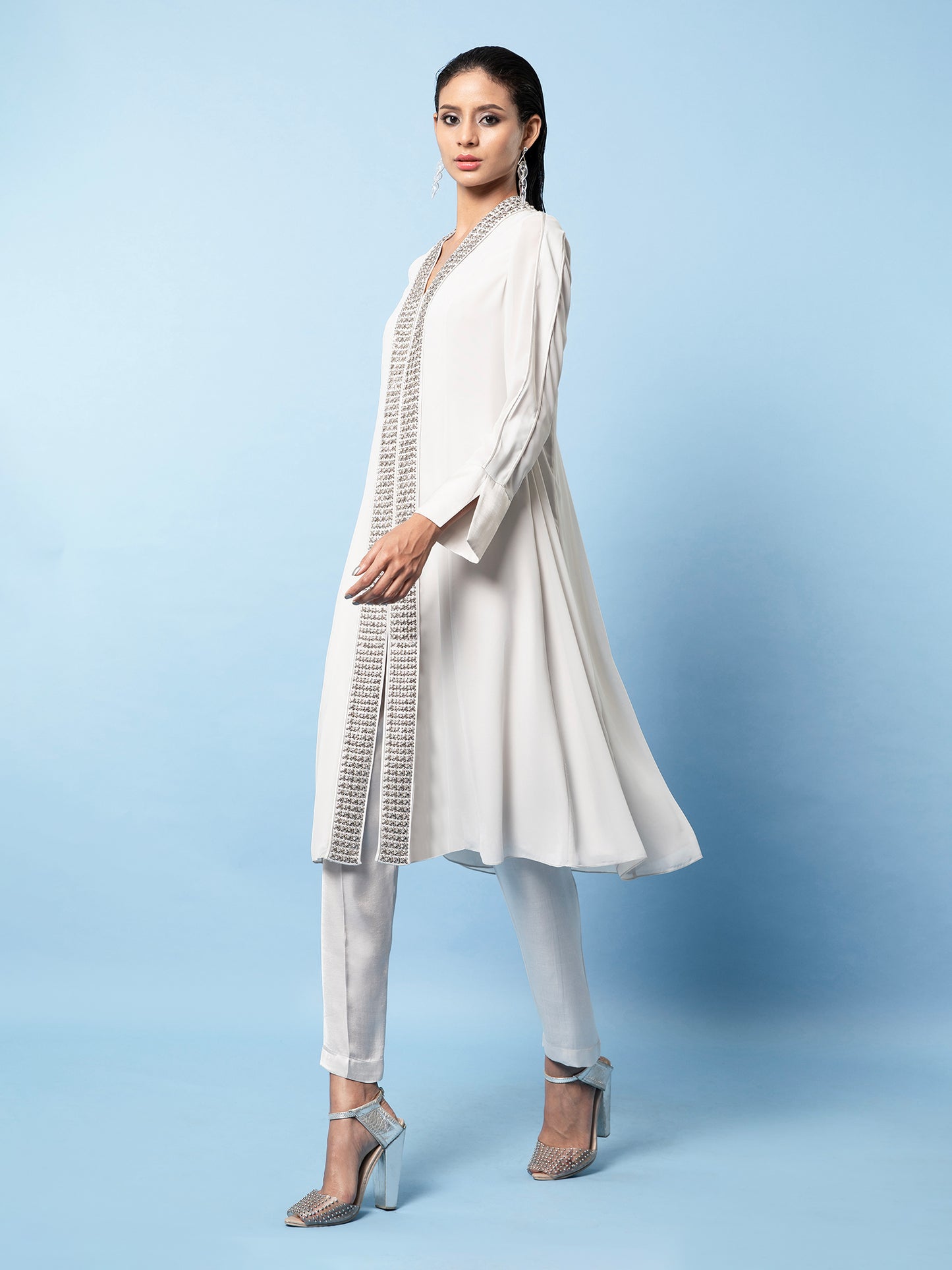 Flared Kurta Set