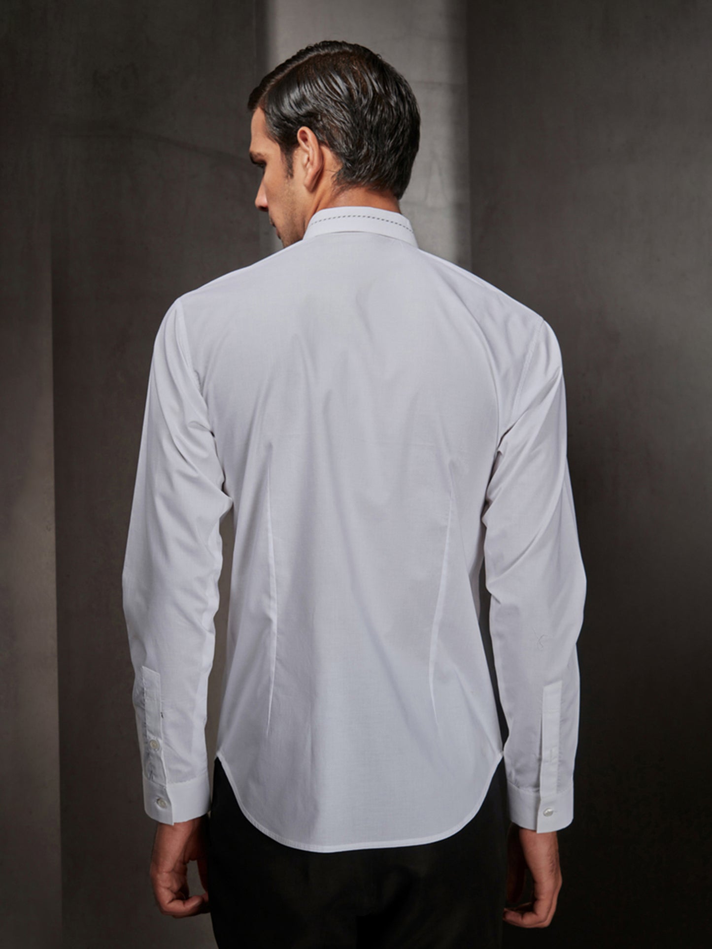 White Embroidered Shirt