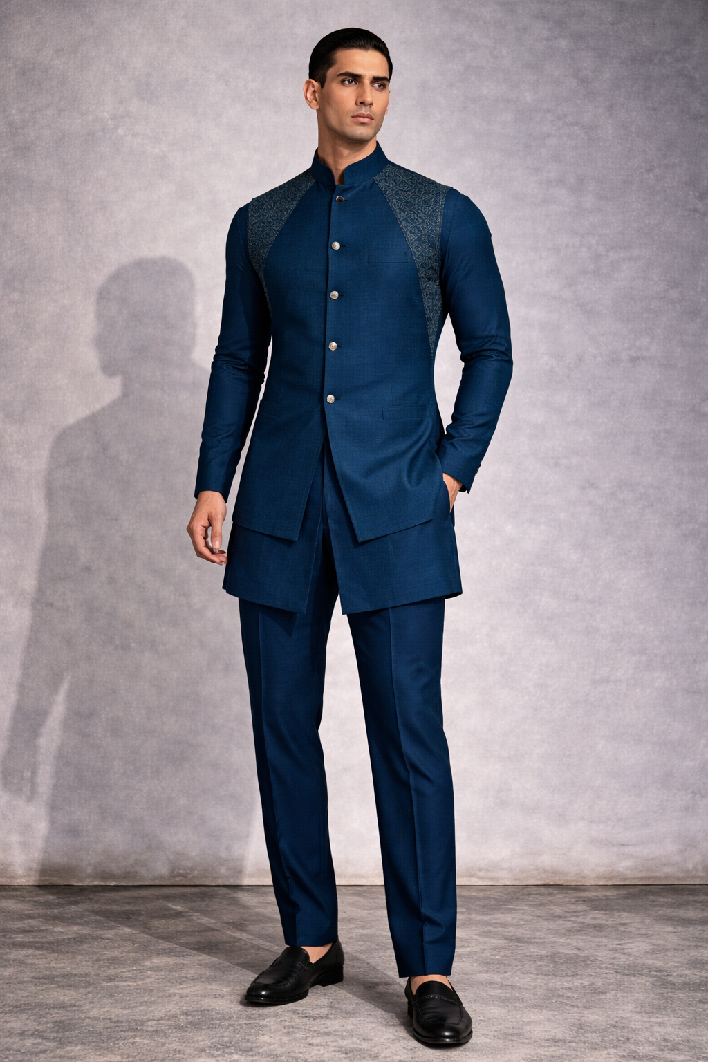 Dup Double Layer Embroidery Bundi