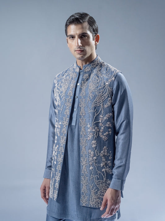 Celestial Flora Waist Jacket Set