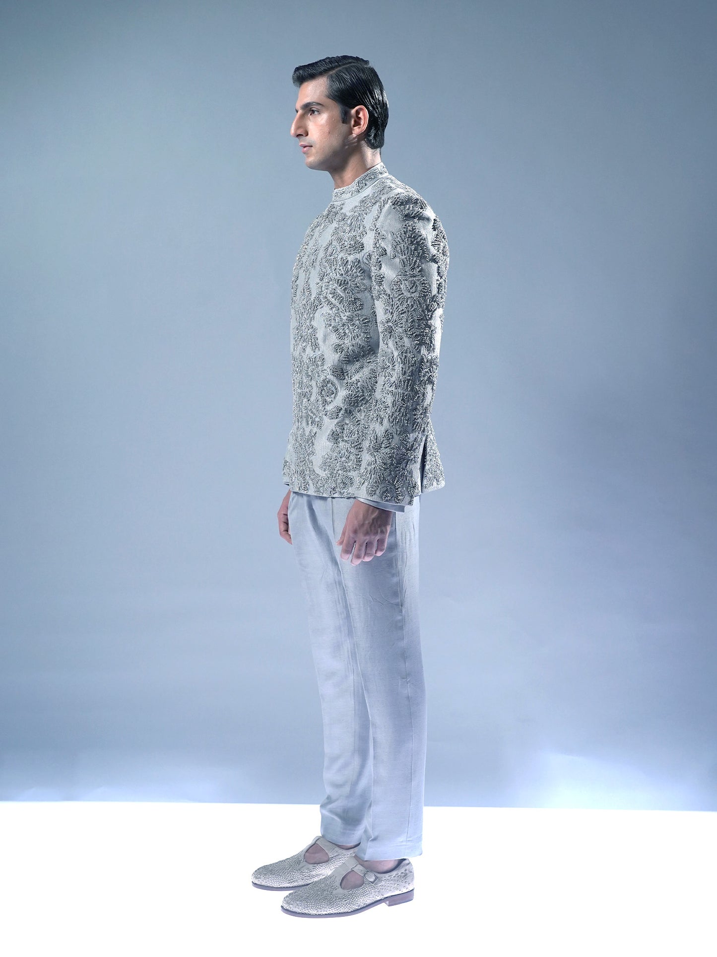 Regalis Embroidered Bandhgala Set
