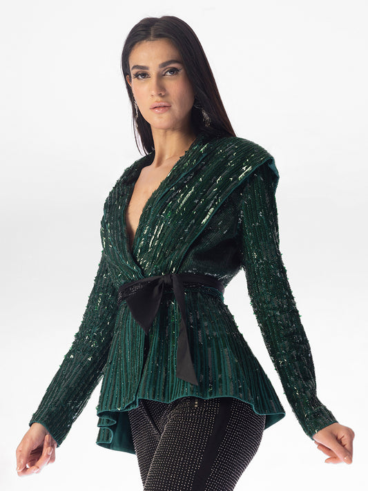 Arrow Sequin Jacket