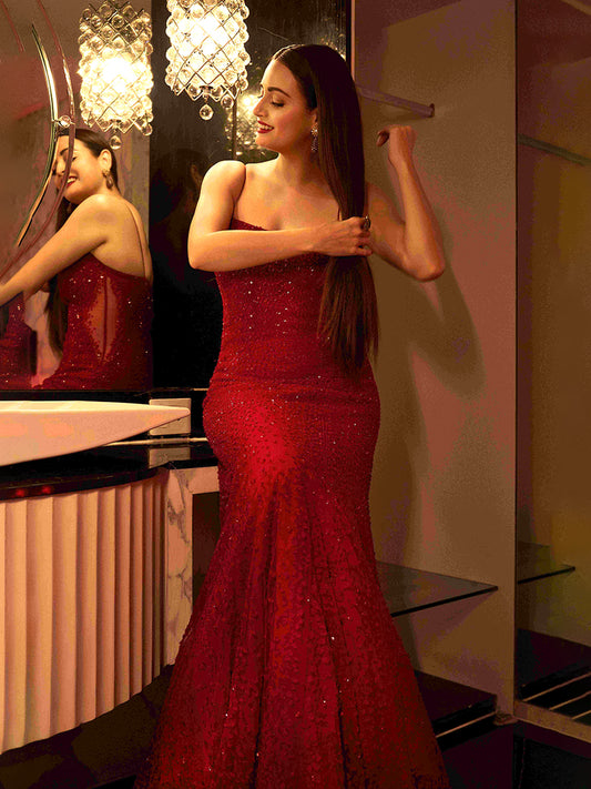 Dia Mirza ⢠In Starry Glitch Gown