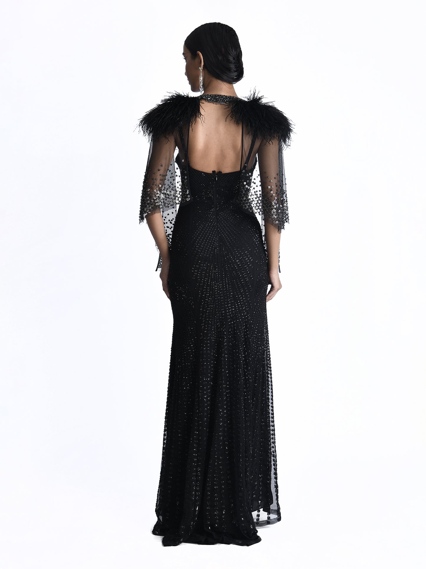 Ophelia Gown With Cape