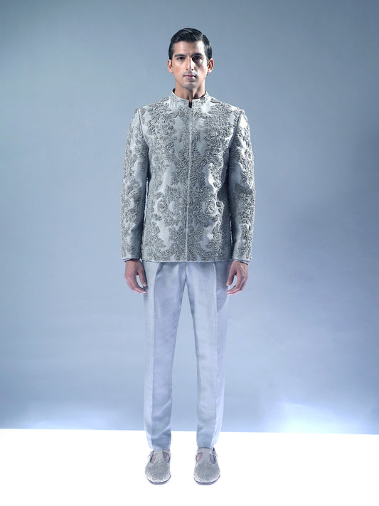 Regalis Embroidered Bandhgala Set