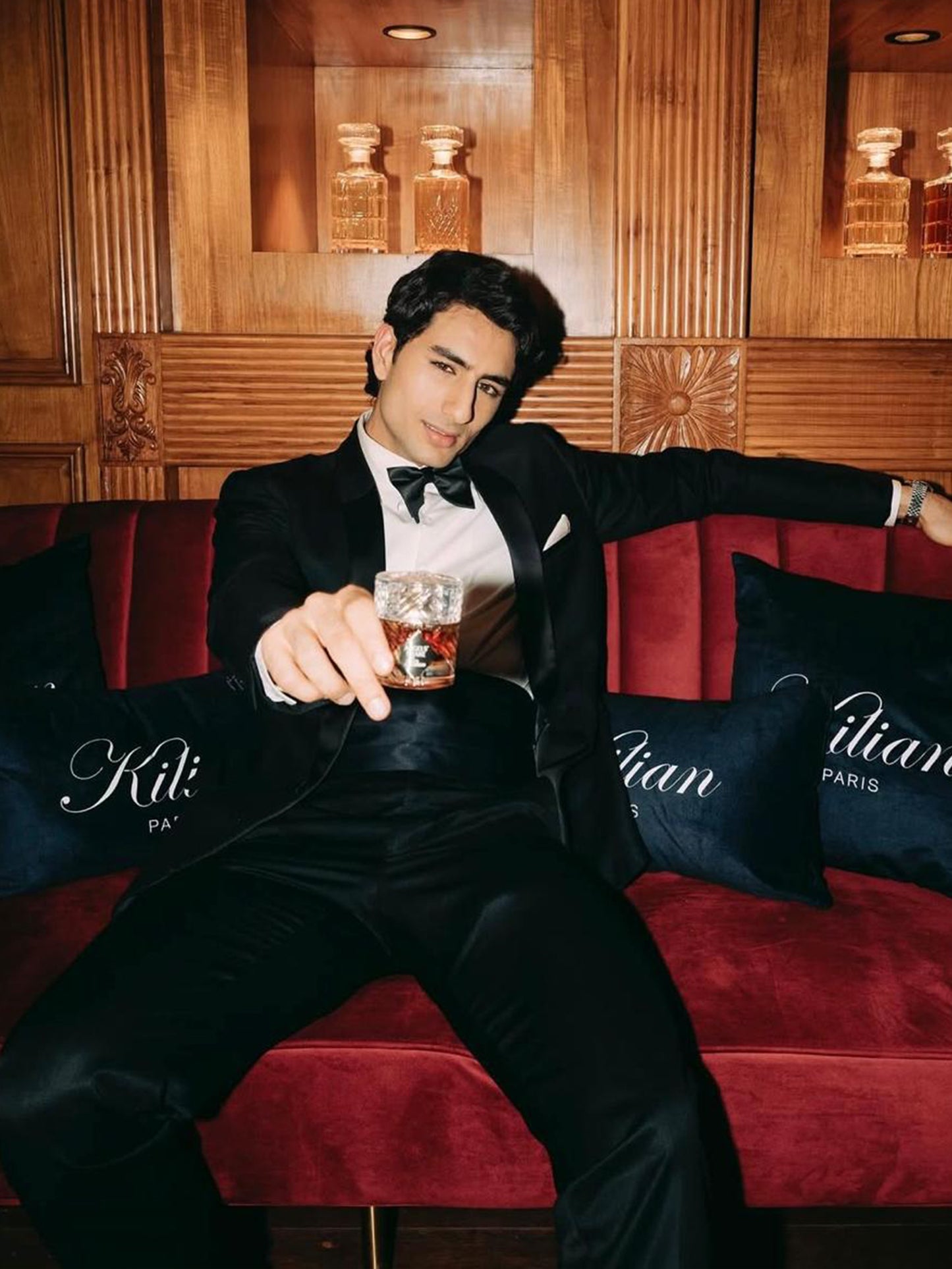 Ibrahim Ali Khan in Classic Tuxedo Set