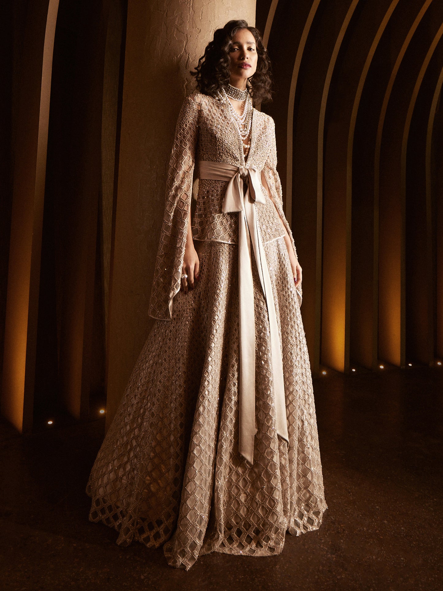 Florin Cutwork Lehenga Set