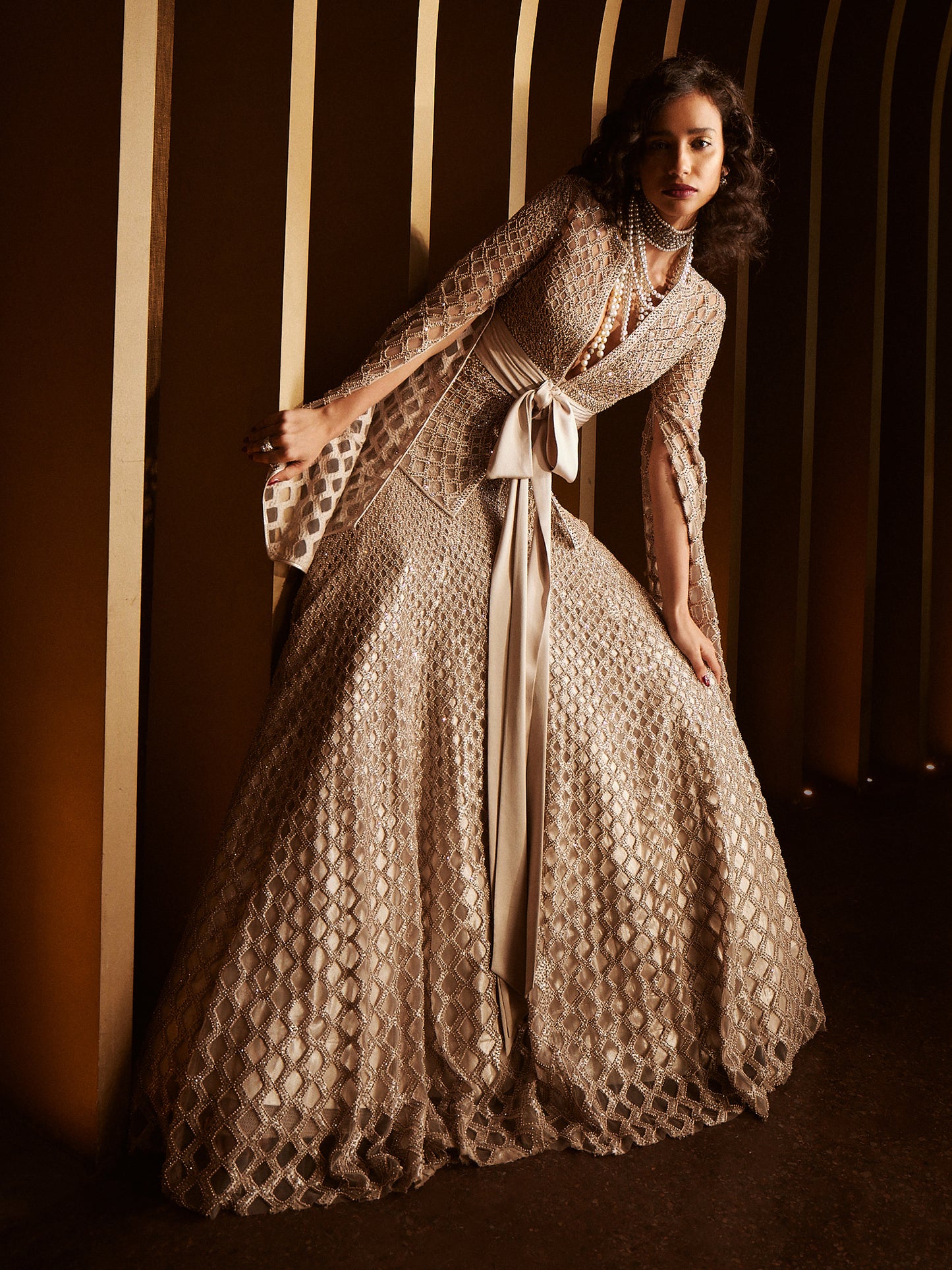 Florin Cutwork Lehenga Set