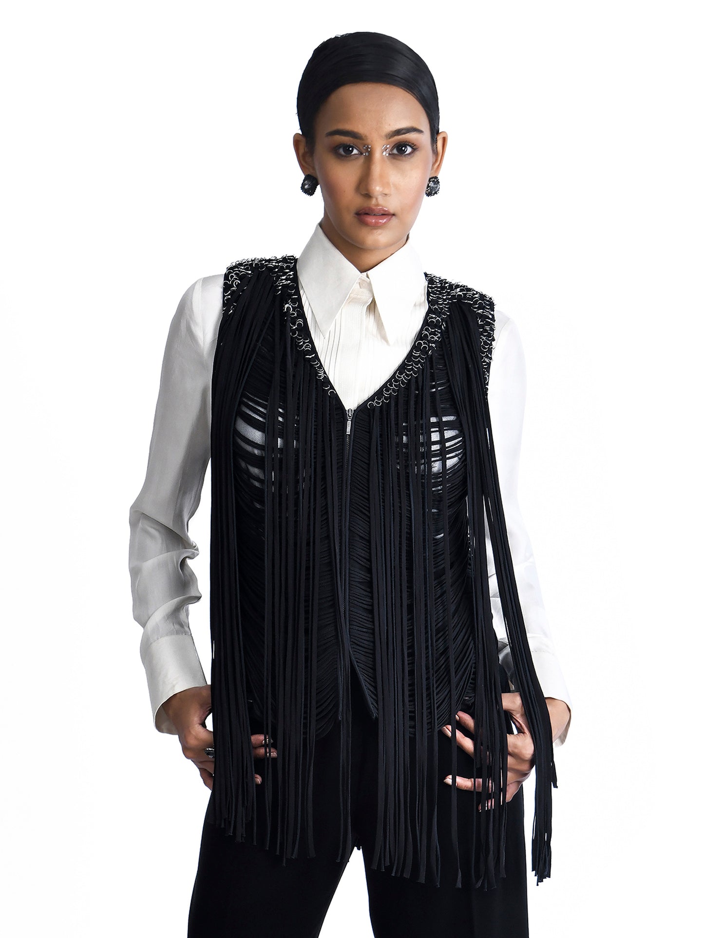 Crater Fringe Jacket