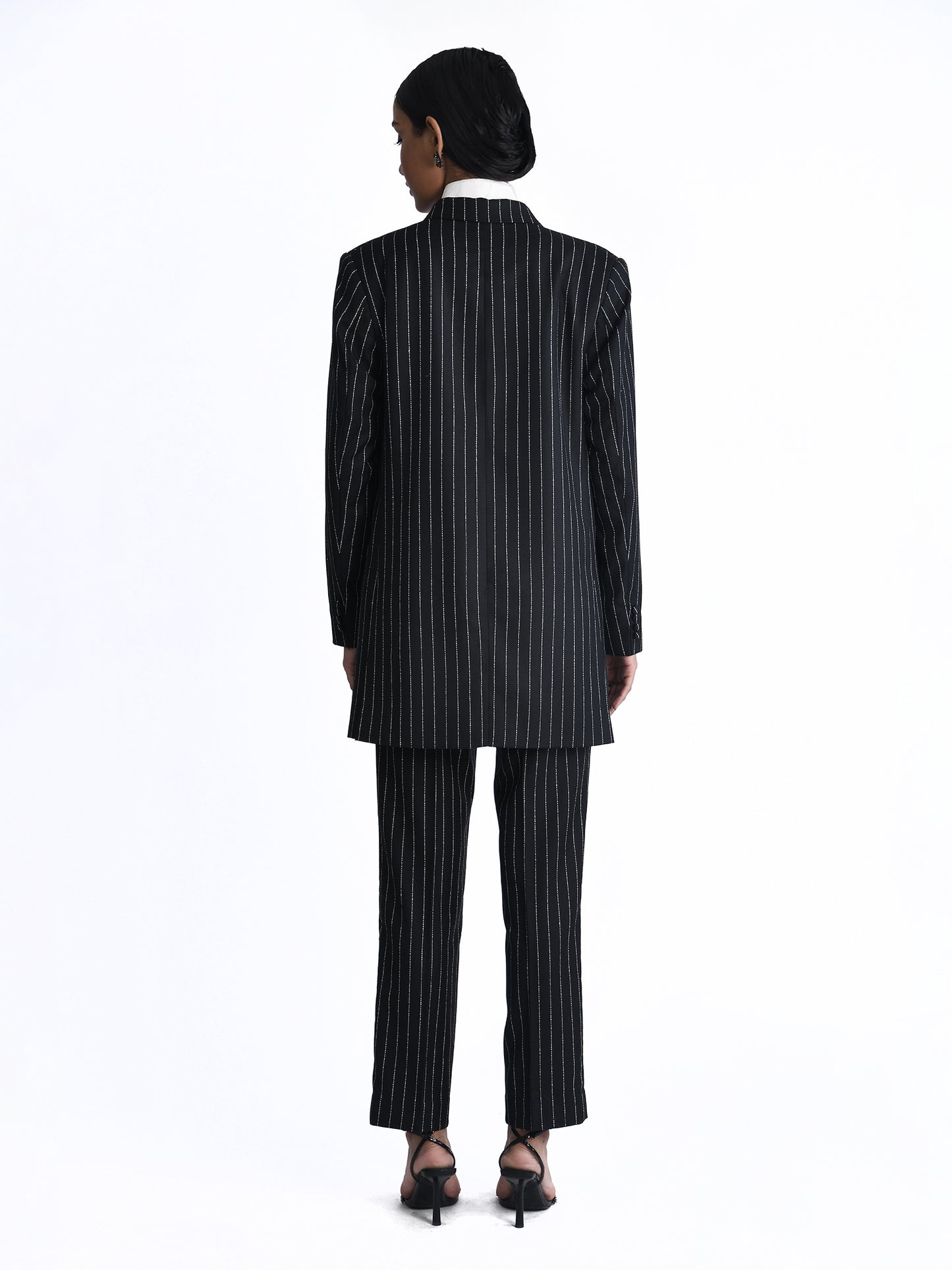 Double Breasted Pinstripe Jacket