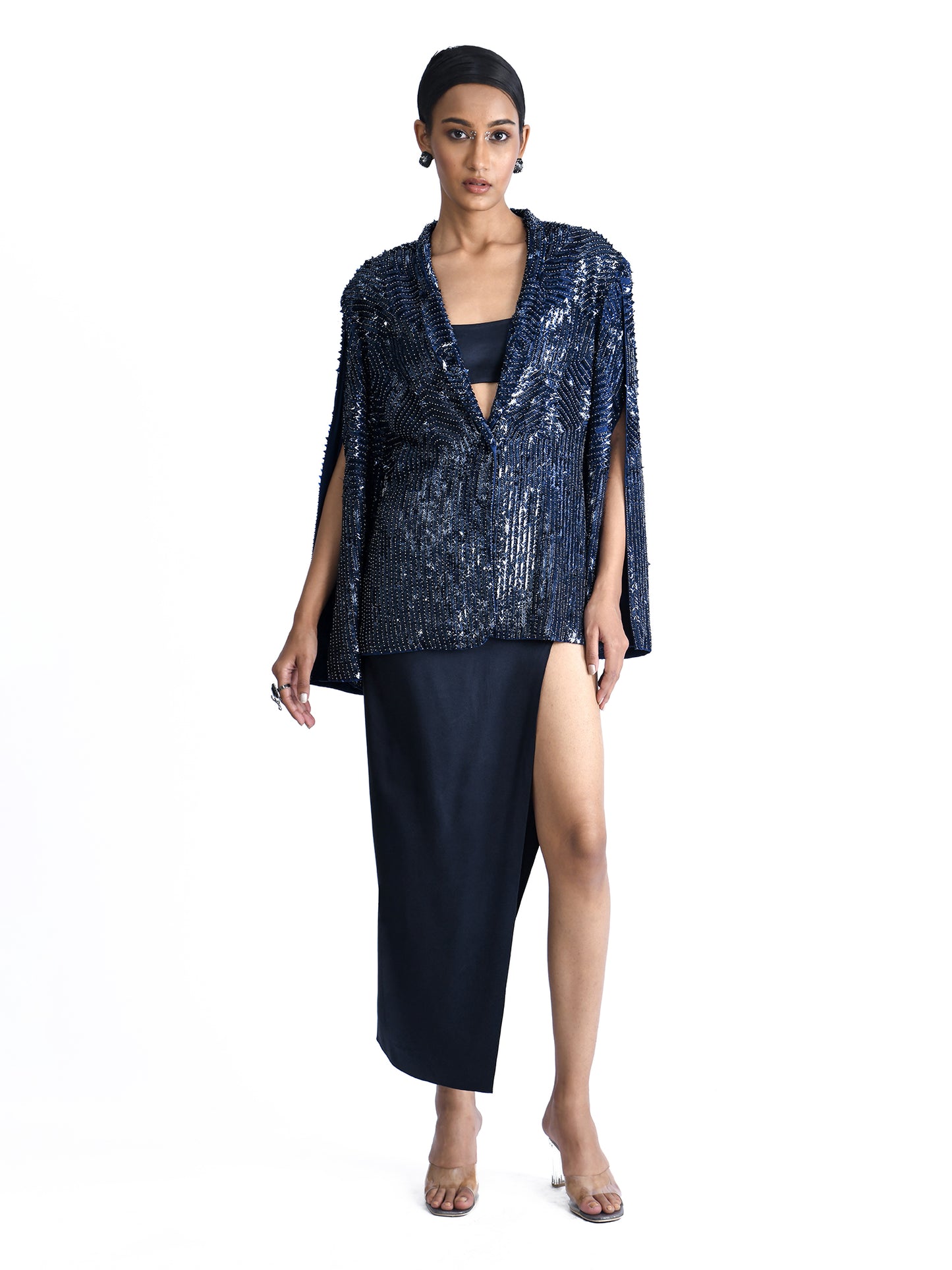 Pacific Blue Arrow sequins Jacket