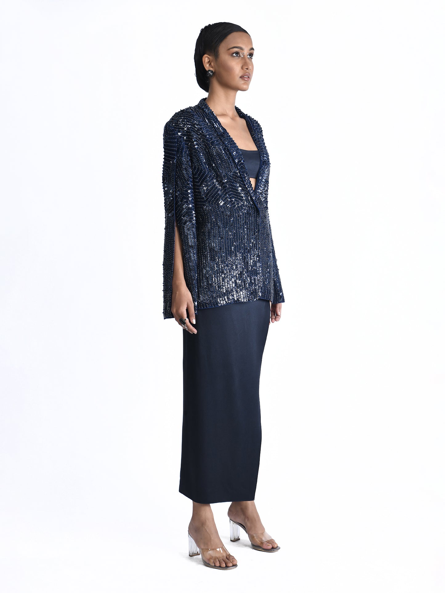 Pacific Blue Arrow sequins Jacket
