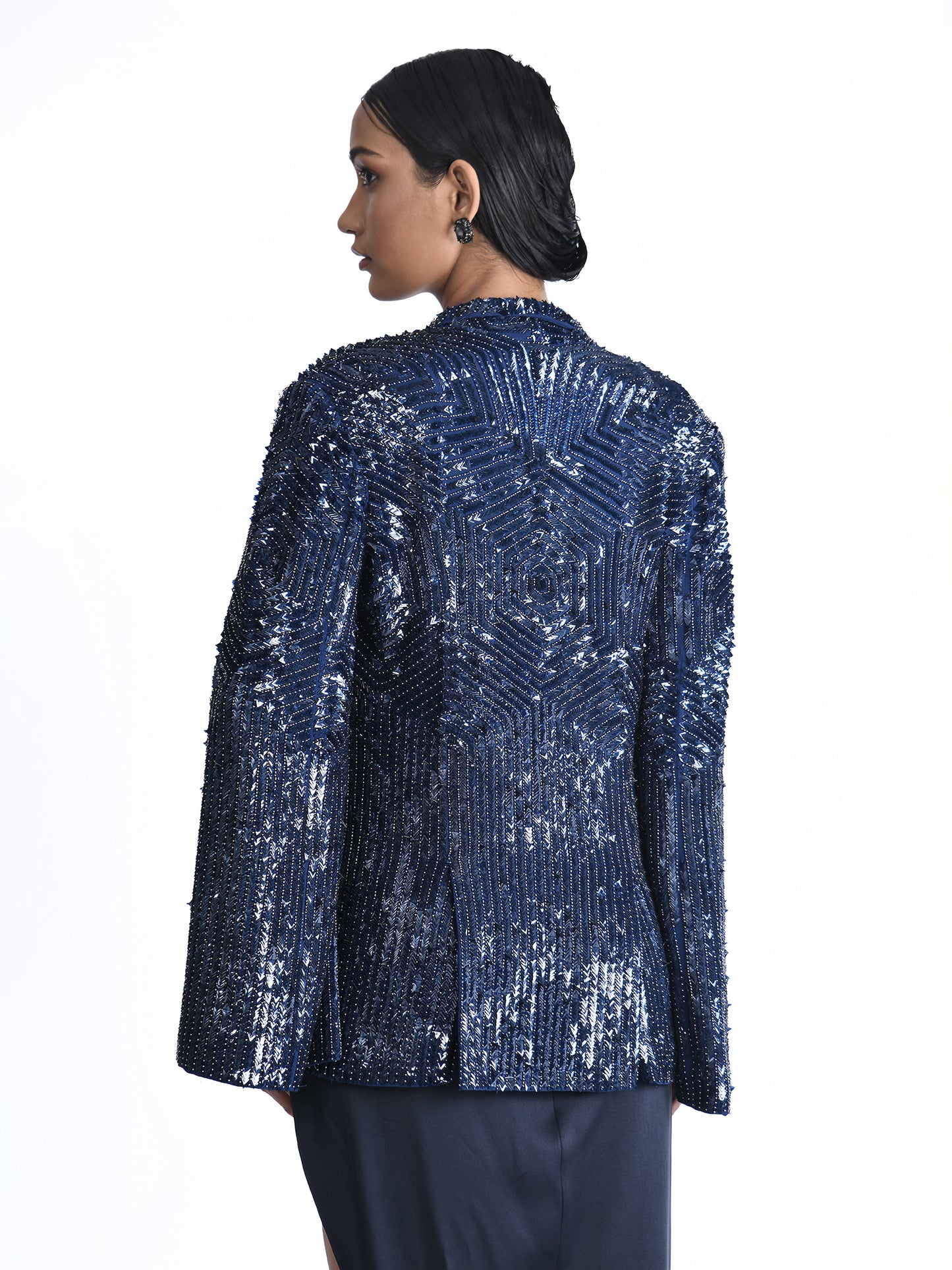 Pacific Blue Arrow sequins Jacket