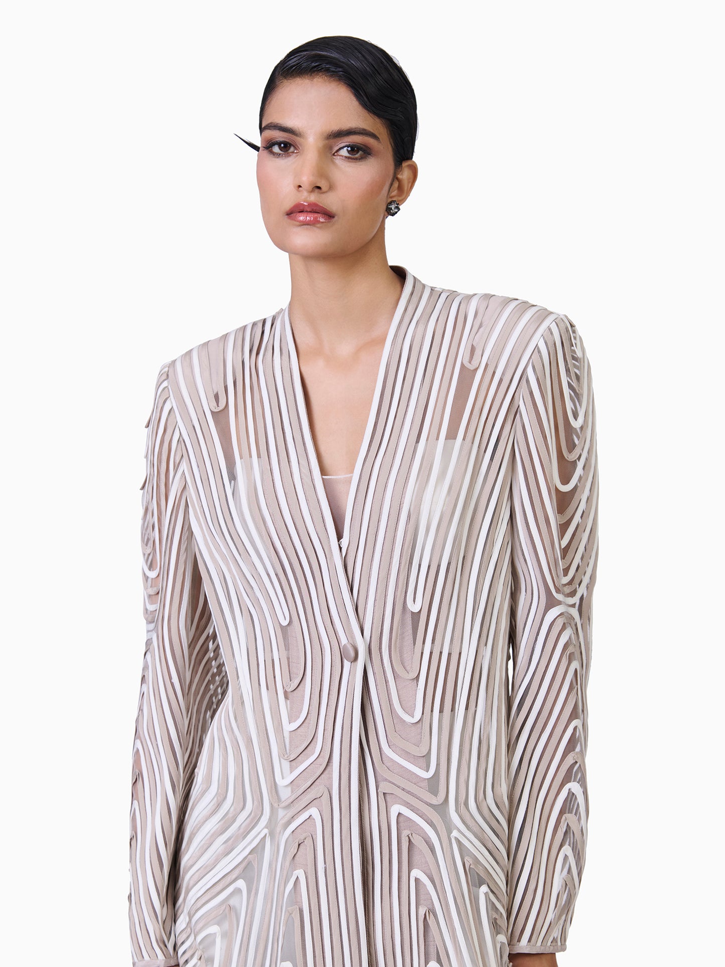 Ethereal Linear Elegance Jacket