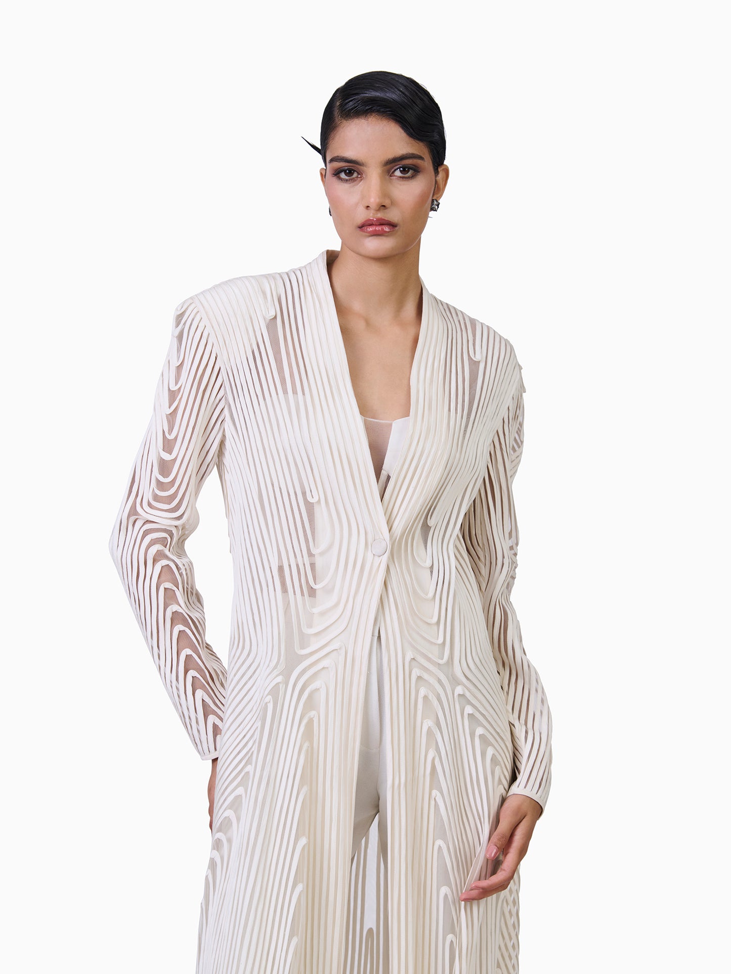 Ethereal Linear Elegance Jacket