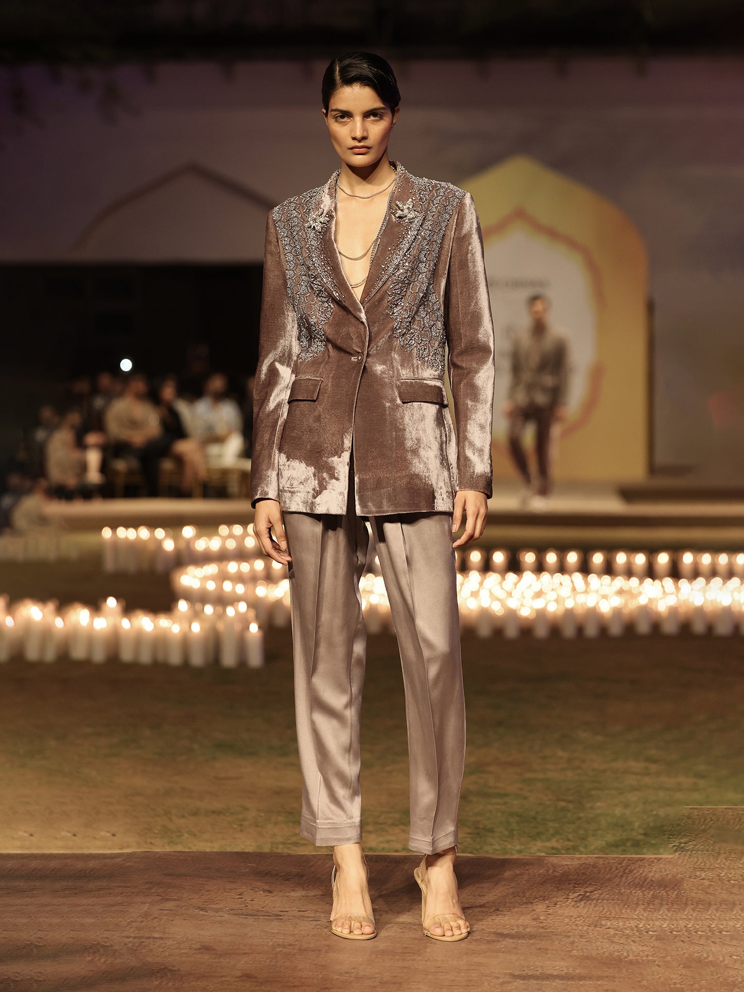 Melo Velvet Jacket Set