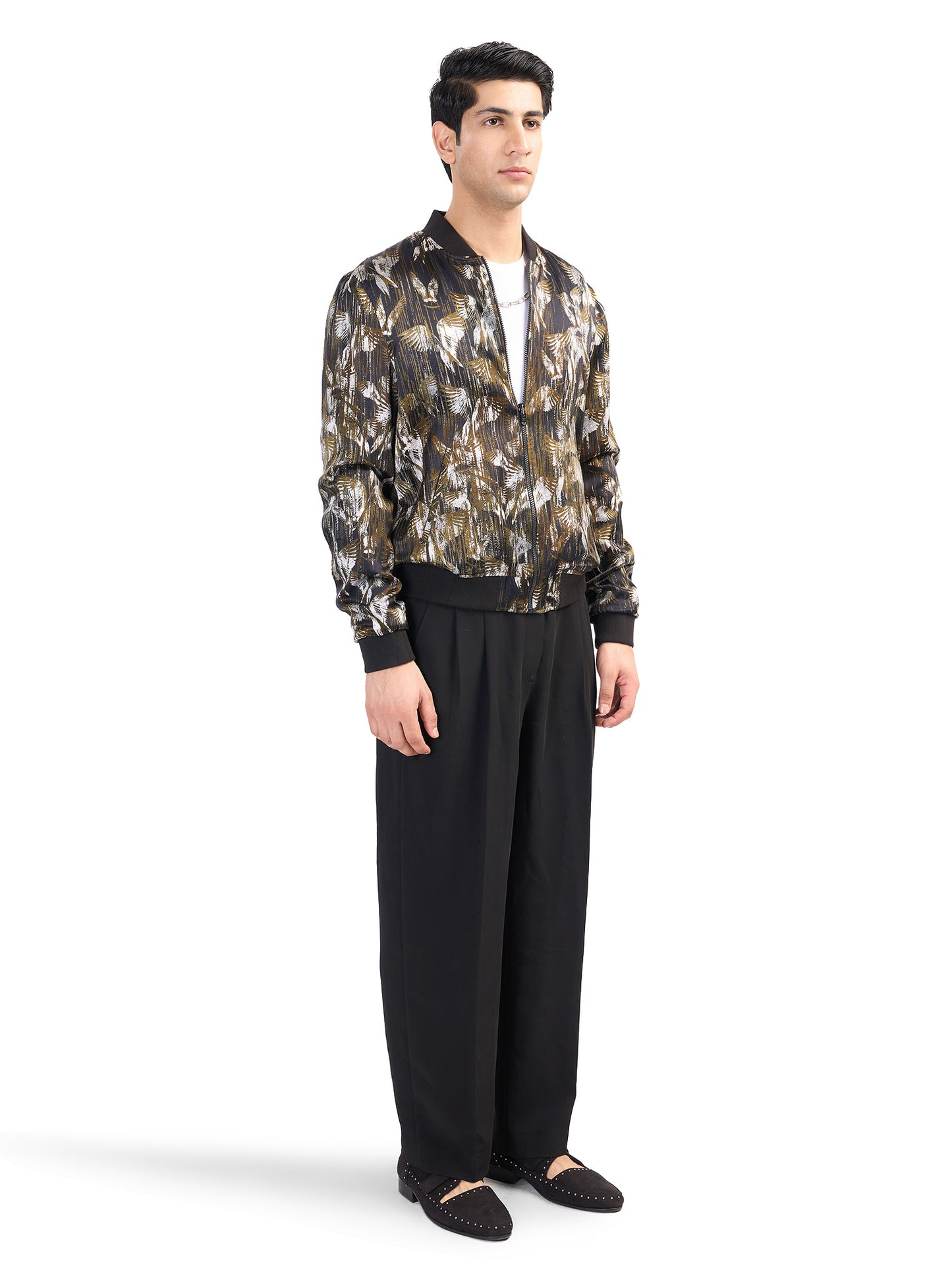 Feathered Palette Bomber Jacket