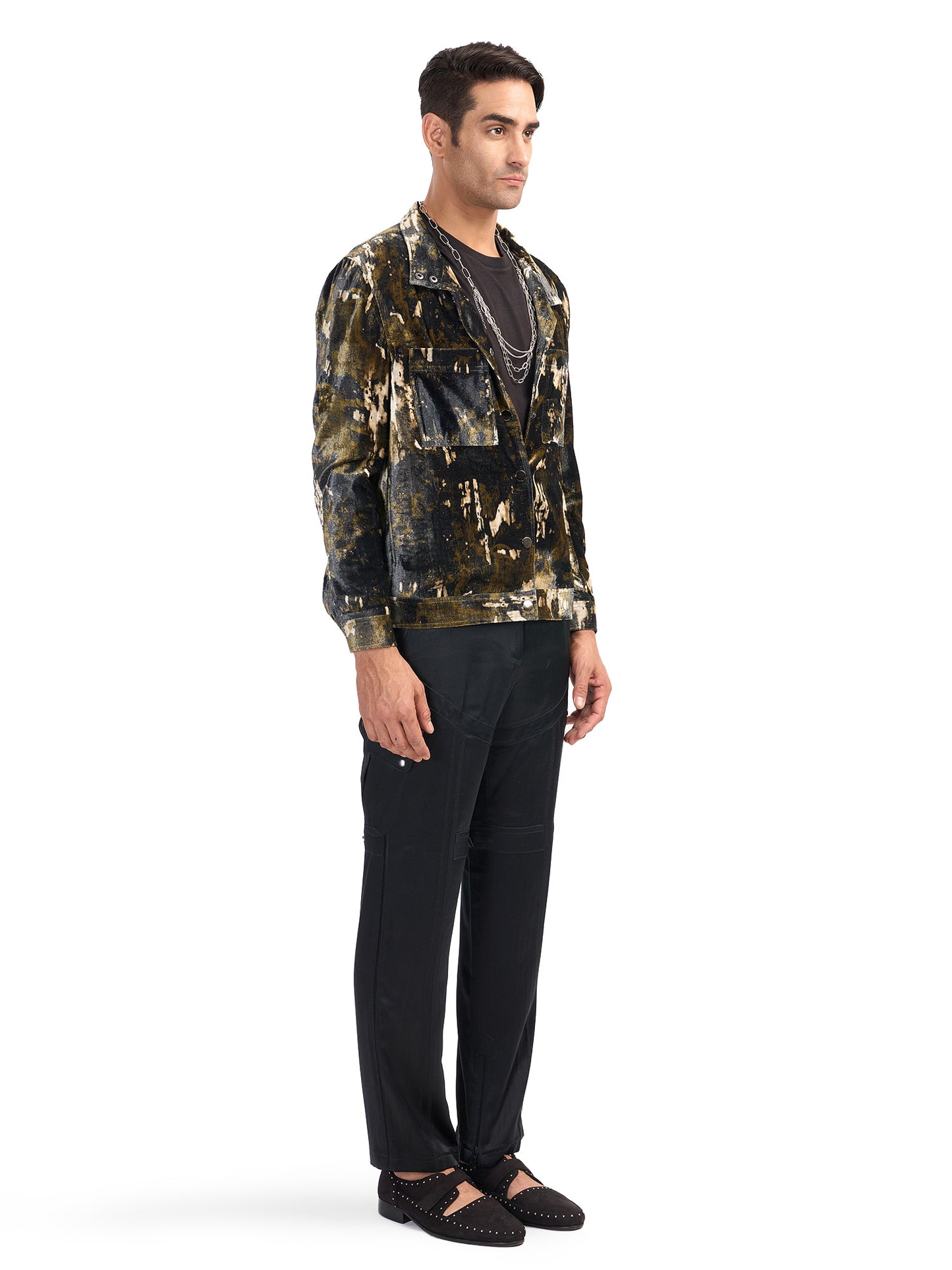 Big Glitch Reversible Bomber Jacket