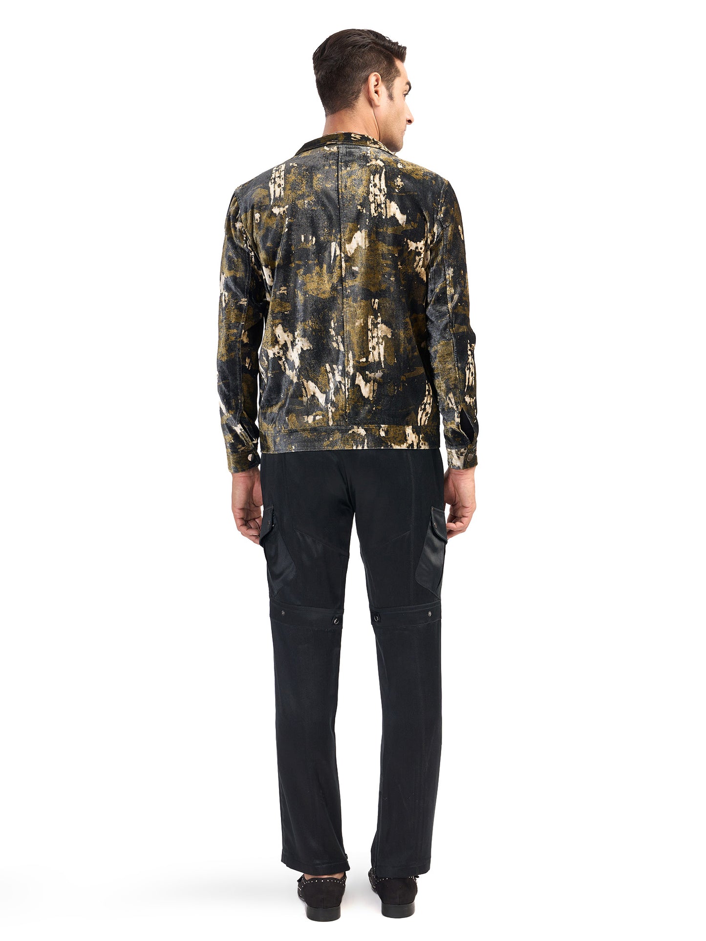 Big Glitch Reversible Bomber Jacket