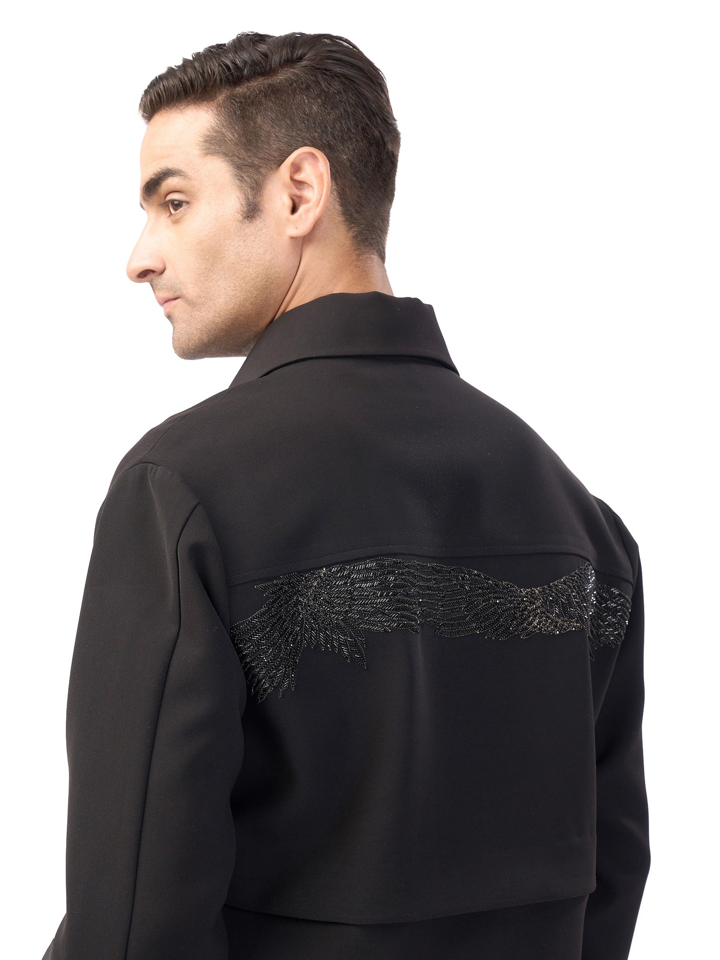 Classic Black Layered Jacket