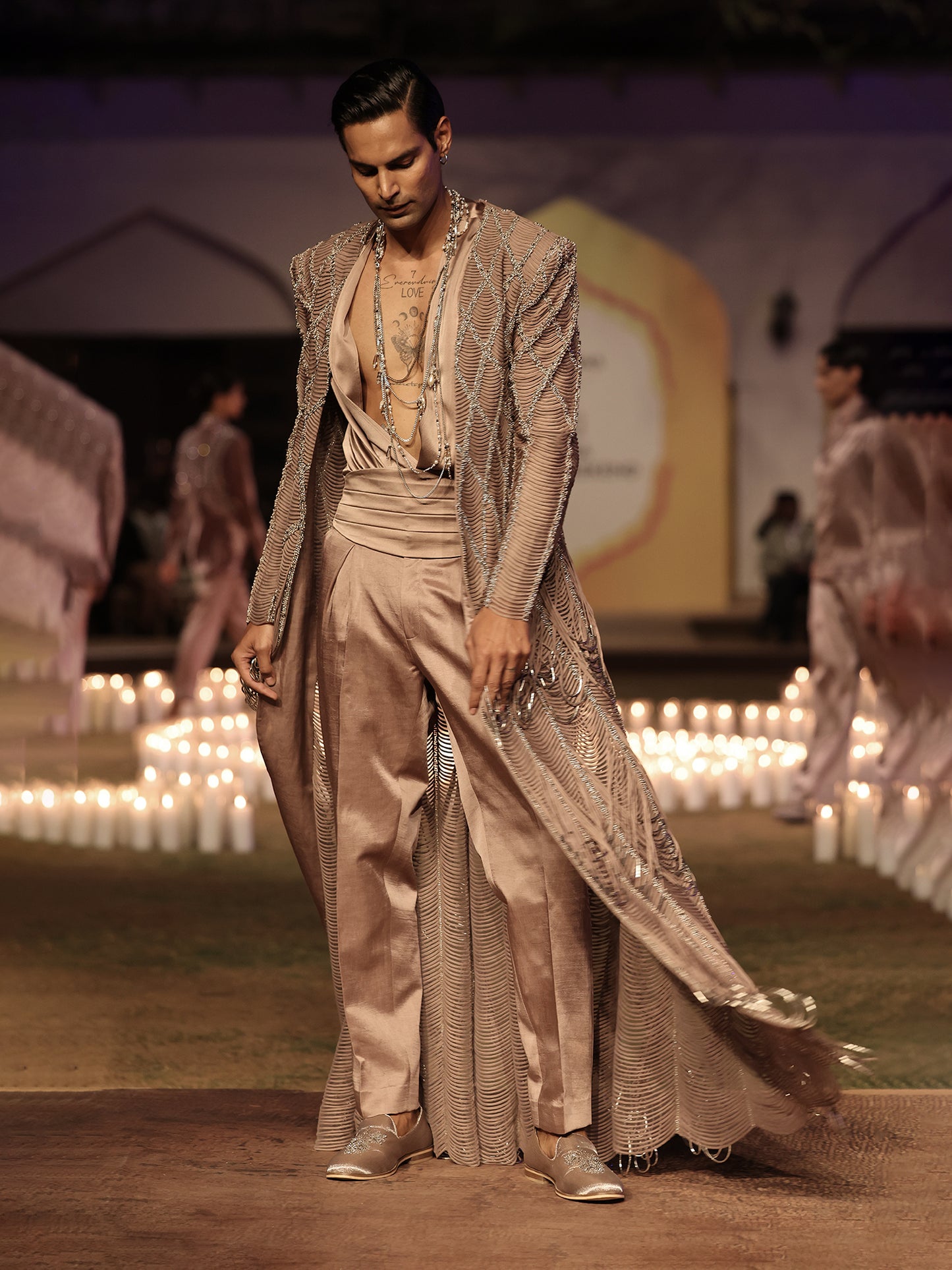 Verivian Long Jacket Set