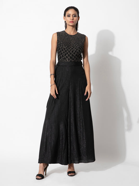 Cutwork Georgette Jumpsuit