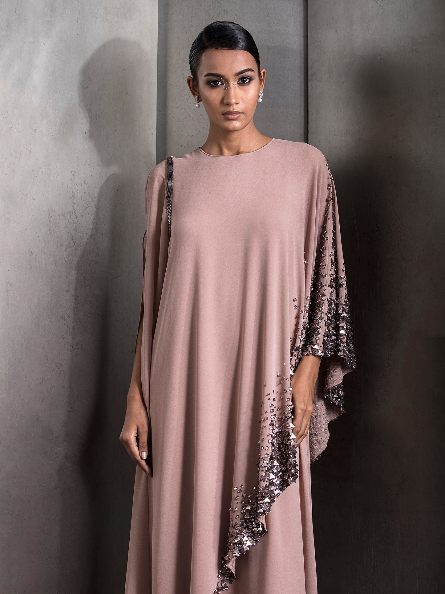 Andesite Draped Kurta Set