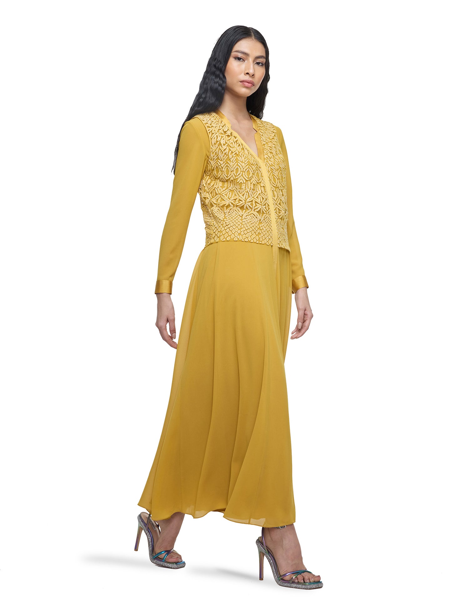 Sunrise Yellow Kaftan