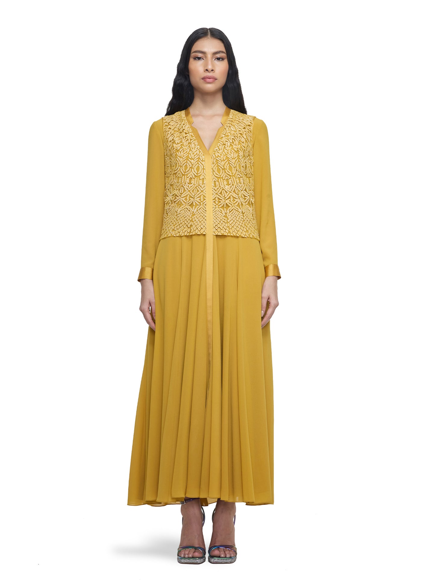 Sunrise Yellow Kaftan