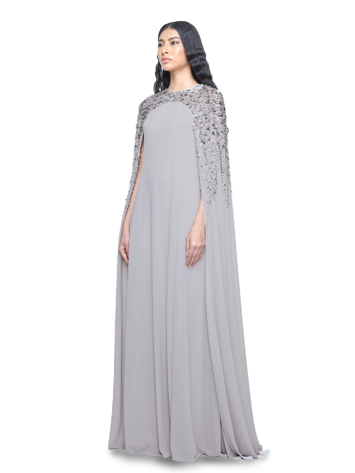 Embroidered Cape Kaftan