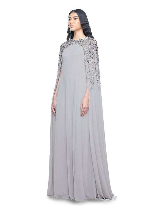 Embroidered Cape Kaftan