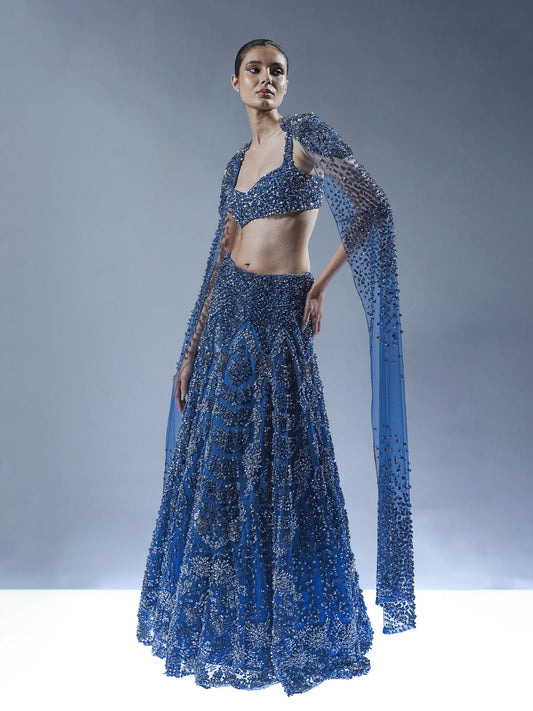 Abyssal Bloom Lehenga Set