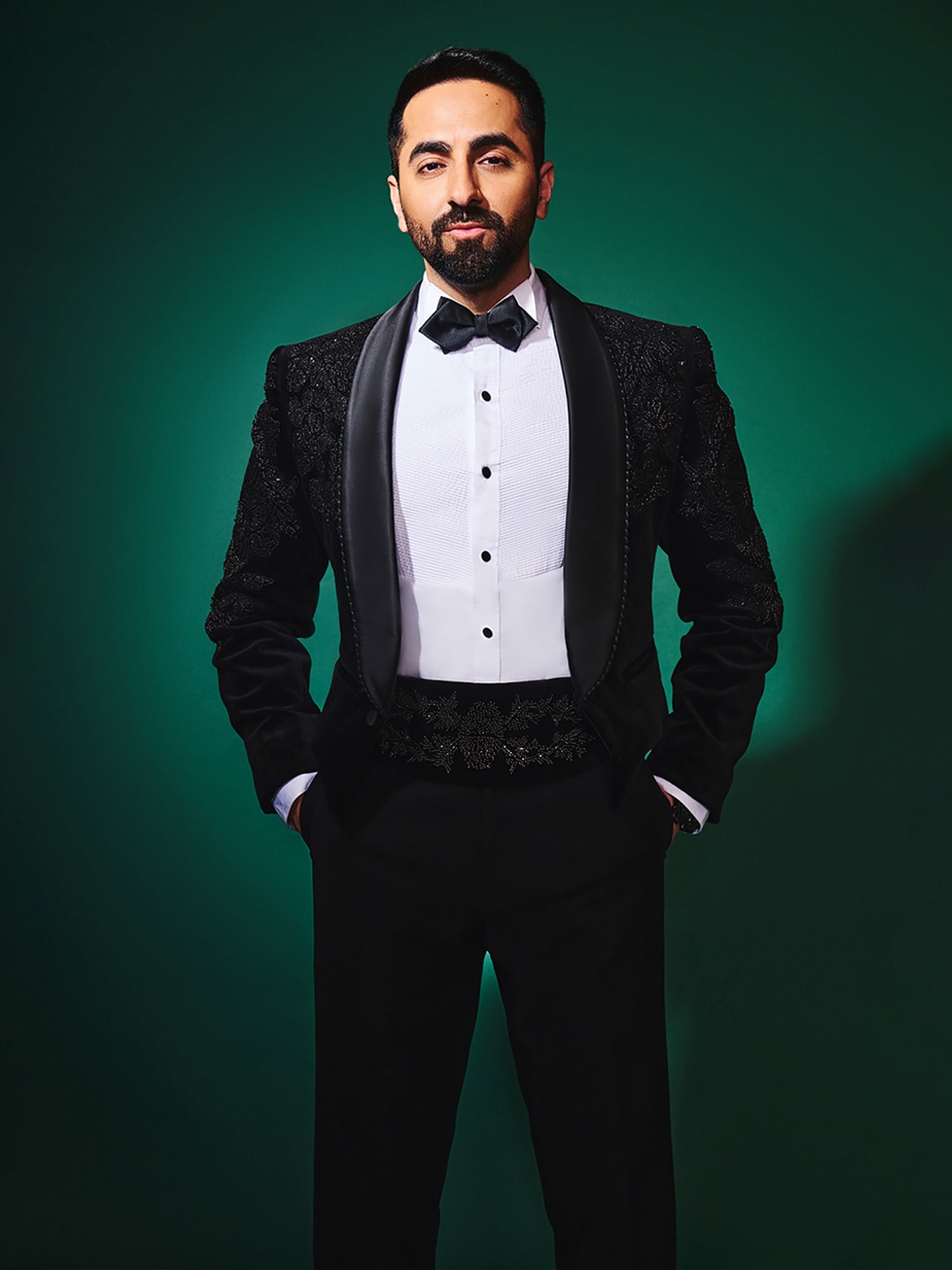 Ayushmann Khurrana In Aventine Crop Tuxedo Set