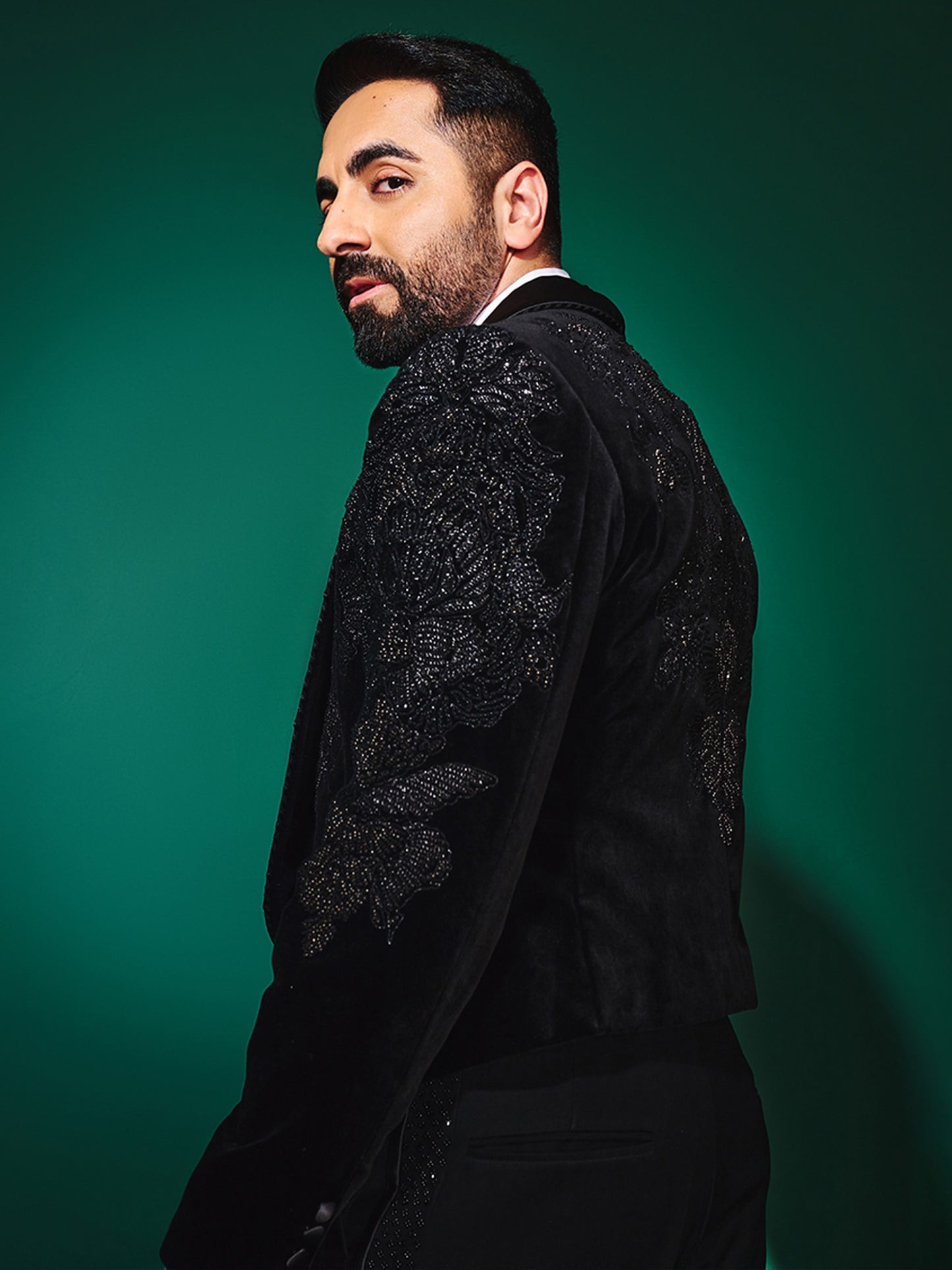 Ayushmann Khurrana In Aventine Crop Tuxedo Set