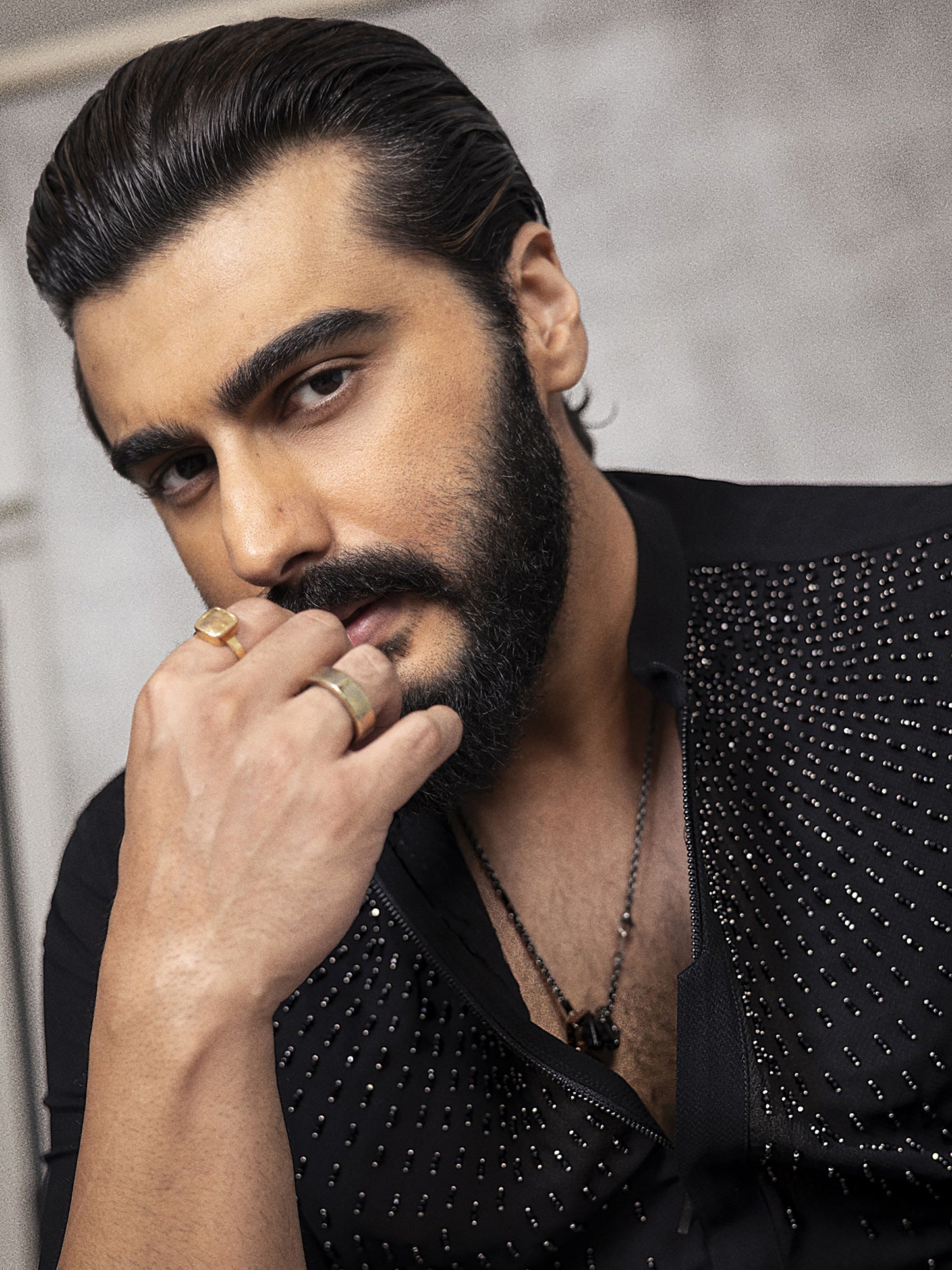 Arjun Kapoor In Embroidery Zipper Kurta