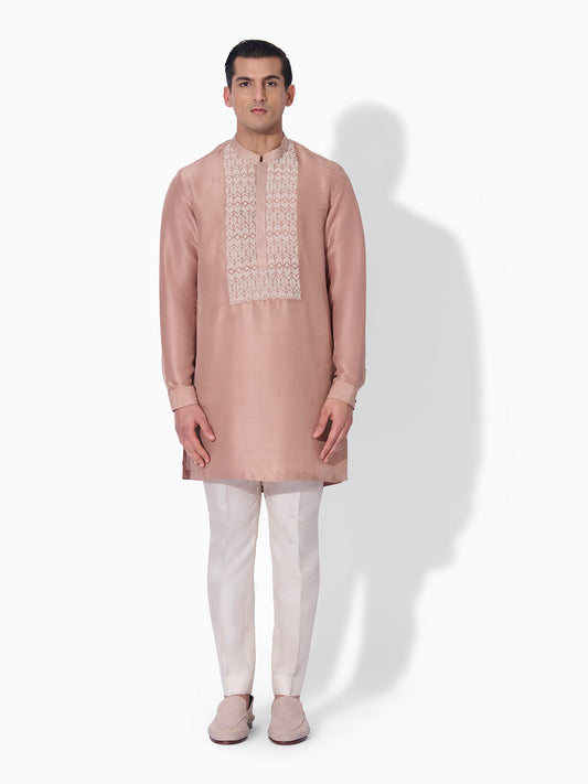 Goldstone Embroidered Kurta Set