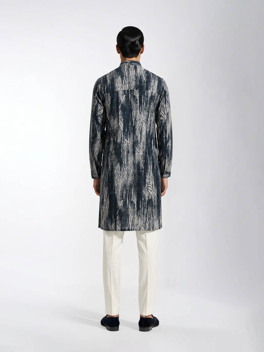 Inkstroke Print Kurta