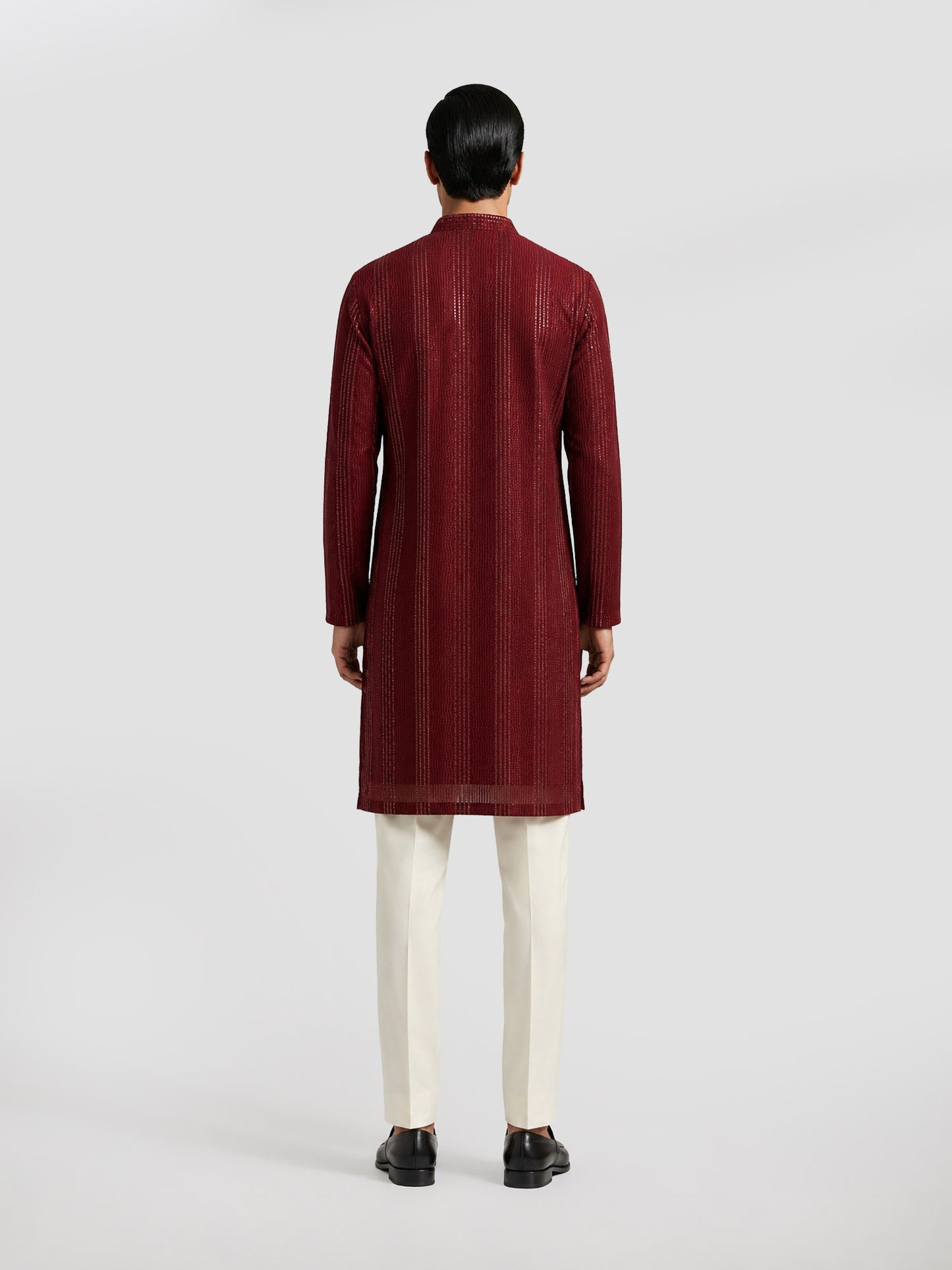 Linear Openwork Kurta set