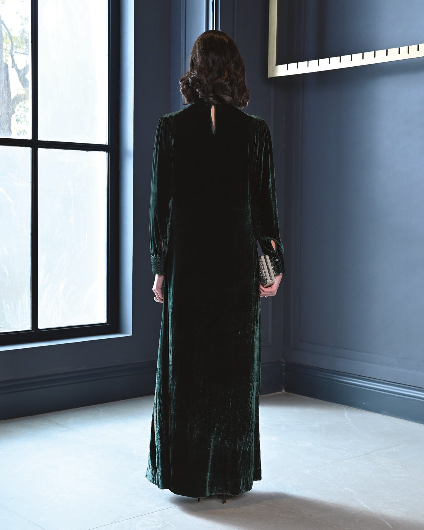 Noir Cascade Kaftan