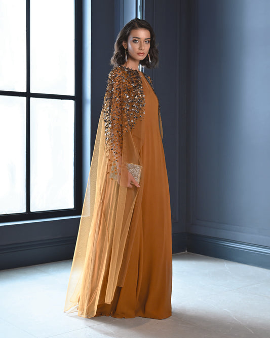 Celeste Draped Kaftan