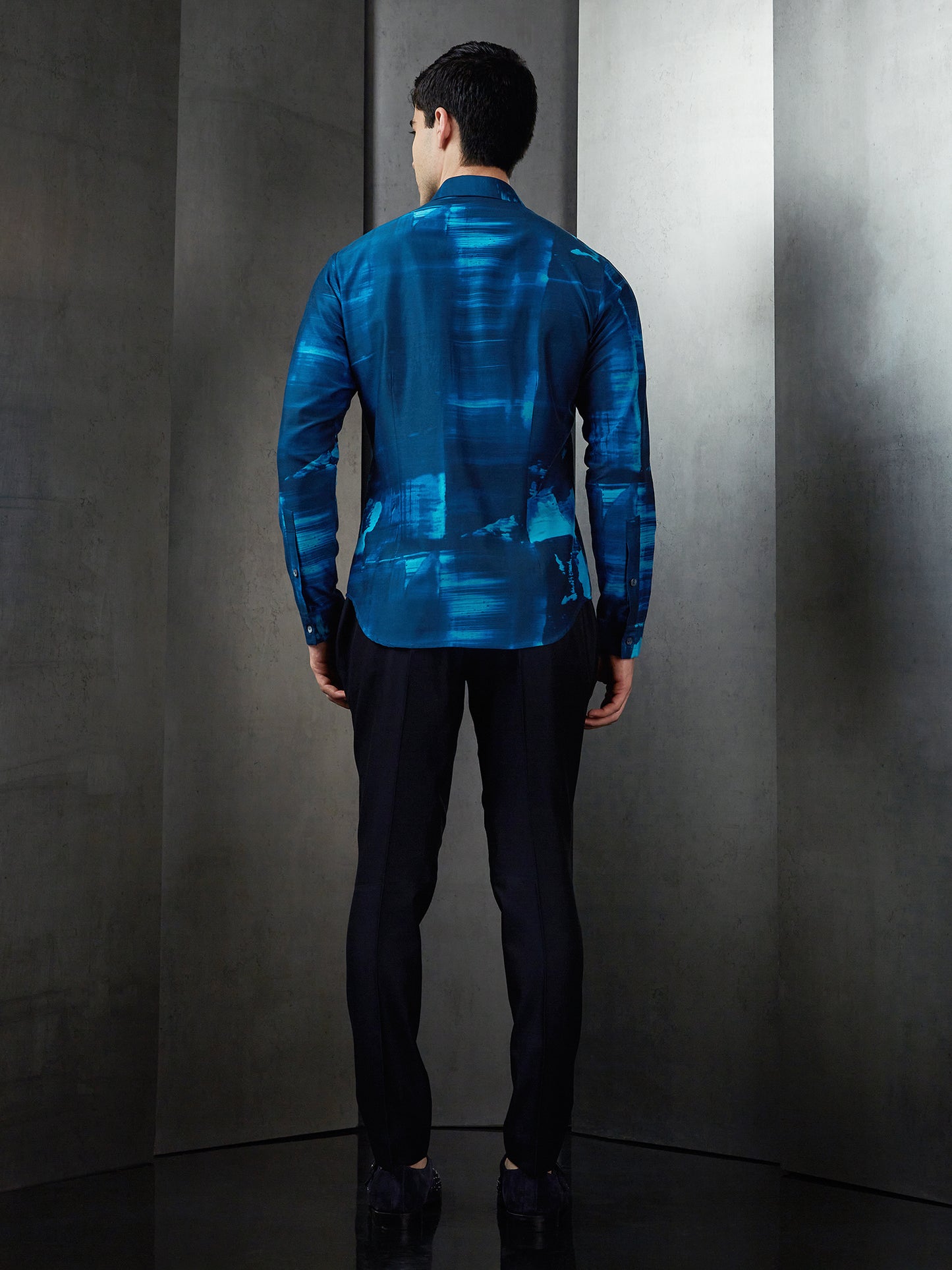 Big Glitch Printed Shirt